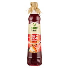 Natur Farm Sirup jablko jahoda s vitamínmi 0,7 l