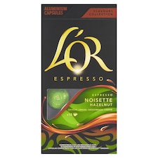 L'OR Espresso Noisette Hazelnut pražená mletá káva s orieškovou arómou 10 kapsúl 52 g