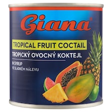 Giana Tropický ovocný koktail v sladkom náleve 425 g