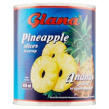 Giana Ananás plátky v sladkom náleve 820 g