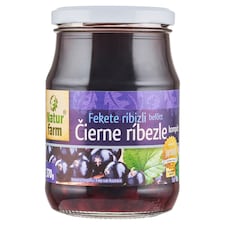 Natur Farm Čierne ríbezle kompót 370 g