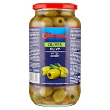 Giana Zelené olivy bez kôstky v slanom náleve 880 g