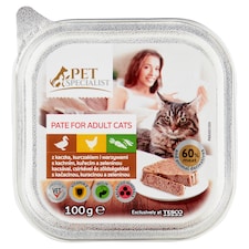 Pet Specialist Paštéta s kačacinou, kuracinou a zeleninou 100 g