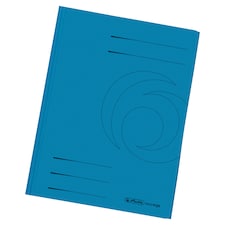 Herlitz Dosky A4 recyklované modré 3 chlopne