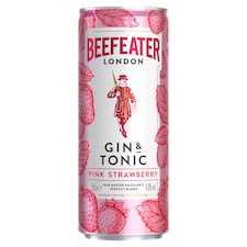 Beefeater Gin & Tonic Pink Strawberry 250 ml