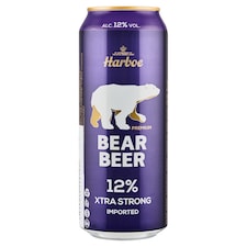 Harboe Premium Bear Xtra Strong špeciálne pivo svetlé ležiak 0,5 l