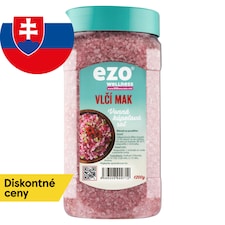 Ezo Wellness vlčí mak vonná kúpeľová soľ 1200 g