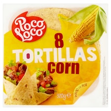 Poco Loco 8 tortíll s kukuričnou múkou 320 g