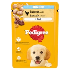 Pedigree Junior s kuracím a ryžou v želé 100 g