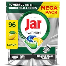 Jar Platinum Tablety Do Umývačky Riadu, Citrón,  96 Kapsúl