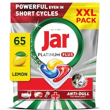Jar Platinum Plus Tablety Do Umývačky Riadu, Citrón,  65 Kapsúl