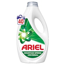 Ariel Mountain Spring Universal Tekutý Prací Prostriedok, 1.8 l, 40 Praní