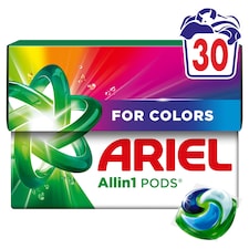 Ariel Allin1 PODS Tekutý Prací Prostriedok V Kapsulách Na Farebnú Bielizeň, 30 Praní