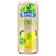 Relax Lemonáda sýtená limonáda príchuť jablko, citrón, limetka 330 ml