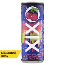 Xixo Tutti Fruity Black Cherry sýtený nealkoholický nápoj s príchuťou čiernej čerešne 250 ml