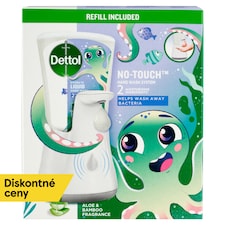 Dettol Bezdotykový dávkovač mydla a tekuté mydlo dobrodruh 250 ml
