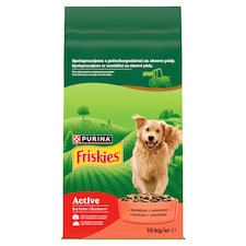 Friskies Active granule pre psov hovädzie 10 kg