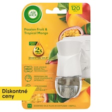 Air Wick elektrický osviežovač vzduchu - strojček a náplň - Marakuja a tropické mango 19 ml