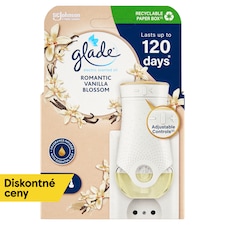 Glade Electric Scented Oil Romantic Vanilla Blossom elektrický tekutý osviežovač vzduchu 20 ml