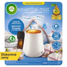 Air Wick Aroma difuzér + náplň bielizeň a biela orchidea 20 ml