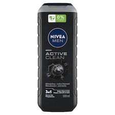 Nivea Men Active Clean 3 v 1 Sprchovací gél 500 ml