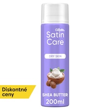 Dámsky gél na holenie Gillette Satin Care, Shea Butter Silk, 200 ml