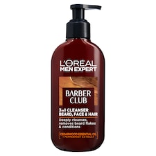 L'Oréal Paris Men Expert Barber Club čistiaci gél na bradu, tvár a vlasy 200 ml
