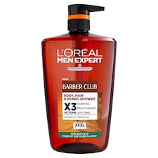 L'Oréal Paris Men Expert Barber Club umývací gél na telo, vlasy a bradu 1 l