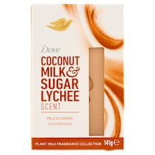 Dove Coconut Milk & Sugar Lychee jemná sprchovacia tableta 141 g