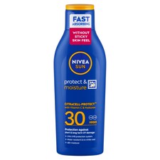 Nivea Sun Protect & Moisture Hydratačné mlieko na opaľovanie OF 30 200 ml