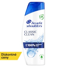 Head & Shoulders Classic Clean Šampón proti Lupinám 400 ml Denné Použitie. Pocit Čistoty