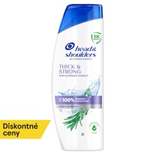 Head & Shoulders Thick & Strong Šampón Proti Lupinám 400 ml S Výťažkom z Rozmarínu