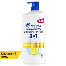 Head & Shoulders Citrus Fresh 2 v 1 Šampón a Kondicionér Proti Lupinám 800ml Dávkovač Bez Lupín