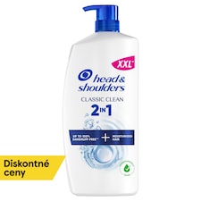 Head & Shoulders Classic Clean 2 v 1 Šampón a Kondicionér Proti Lupinám 800ml Dávkovač Bez Lupín
