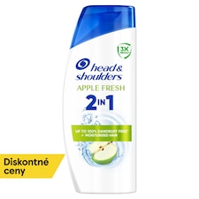 Head & Shoulders Apple Fresh 2 v 1 Šampón a Kondicionér 400 ml. Ochrana Proti Mastnote a Svrbeniu