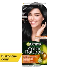 Garnier Color Naturals permanentná farba na vlasy 1 Ultra čierná, 60 +40 +12 ml