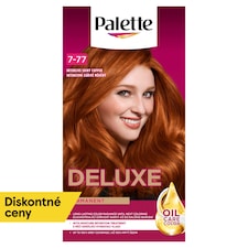Palette Deluxe farba na vlasy Intenzívny žiarivomedený 7-77