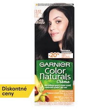 Garnier Color Naturals permanentná farba na vlasy 3 .12 Ľadová tmavohnedá, 60 +40 +12 ml