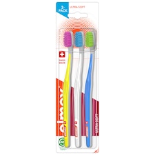 elmex® Ultra Soft zubná kefka mäkká multipack 3ks