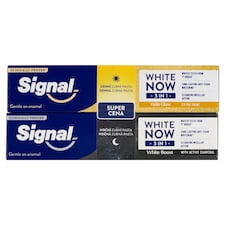 Signal White Now 3in1 White Boost + Hello Glow Zubná Pasta 2 x 75 ml