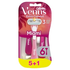 Venus Extra Comfort Miami jednorazové holiace strojčeky, balenie 6