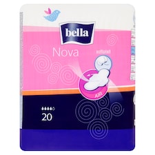 Bella Nova priedušné hygienické vložky s krídelkami 20 ks