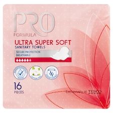 Pro Formula Wings Ultra Super Soft hygienické vložky 16 ks