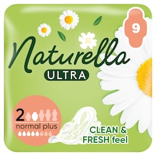 Naturella Ultra vložky s krídelkami Normal Plus – veľkosť 2 9 ks