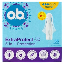 O.B. ExtraProtect Normal tampóny 56 ks