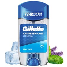 Gillette Cool Wave Priezračný Gélový Antiperspirant pre Mužov 70 ml
