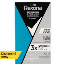 Rexona Men Maximum Protection Clean Scent tuhý krémový antiperspirant pre mužov 45 ml