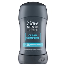 Dove Men+Care Clean Comfort tuhý antiperspirant pre mužov 50 ml