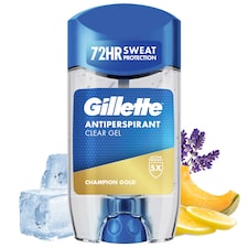 Gillette Champion Gold Priezračný Gélový Antiperspirant pre Mužov 70 ml