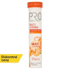 Pro Formula Šumivé tablety s vitamínmi s pomarančovou príchuťou 20 tabliet 80 g